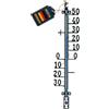 TFA Herter - Termometro in metallo forgiato nero 42 cm