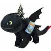 Dragon Trainer HTTYD Peluche Drago Sdentato Toothless Furia Buia 40cm Glow in The Dark