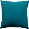 ED Enjoy Home, Cuscino sfoderabile, misura 60 x 60 cm, blu anatra, cotone certificato Oeko Tex, lavabile in lavatrice, con cerniera, ideale per portare colore ai vostri divani, collezione Panama