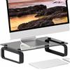 Hemudu Supporto Monitor Scrivania, Rialzo Monitor Altezza Regolabile, Porta PC P