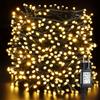 Does not apply Luci Albero Di Natale Esterno, 100M 1000 LED Catena Luminosa Bianco Caldo Con S