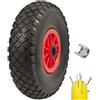 Union Ruota Piena Per Carrelli 3.00 - 4 Gomma Antiforatura per Carrello Portasacchi
