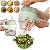n.d Tagliaverdure Food Chopper Elettrico 4in1 Portatile Affetta Taglia Verdure cir