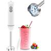 Bonsenkitchen Frullatore a Immersione 2 in 1 1000 W Frullatore in acciaio inox 2 Velocità con