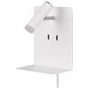 Trio Leuchten Element 222570231 - Lampada da parete a LED, in metallo bianco opa