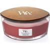 WoodWick Candela profumata Ellispe con stoppino crepitante | Chai alla (h0O)