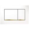 Geberit 115,883.KK.1 Placca di Comando Sigma30, Colore Bianco/Oro/Bianco