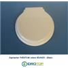 ACB/COLBAM Copriwater Globo PAESTUM BIANCO Cerniera Cromo-Sedile-Asse