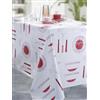 CALITEX Tela cerata Ethnic Kitchen con finitura polarizzata, 140 x 200 cm