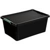 5 five simply smart 5five - scatola di plastica 40l clip n box nero