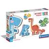 Clementoni - 20834 - Supercolor My First Puzzle - Dinos - 2,3,4,5 Pezzi - Puzzle