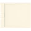 Ideal Standard - Ultra Flat S i.life, Piatto doccia rettangolare 120x100 in resina, Piletta di scarico lato corto, Finitura opaca effetto pietra, Sabbia