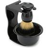 Dioche Set di 3 Pennelli da Barba - Kit di Strumenti per la Rasatura Pennello da Barba