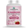 VIDASANA D-Mannosio, 180 Capsule 2.000 mg per Dose Giornaliera Mirtillo Rosso
