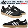 adidas Palace × adidas Puig Samba Core nero argento metallizzato HQ6099 taglia uomo