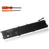 LUSONBAY 97Wh 6GTPY 5XJ28 Batteria per PC portatile Dell XPS 15 9560 9570 7590 P