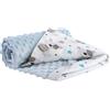 Medi Partners Coperta per neonati 100% cotone 75x100cm Bambini Minky