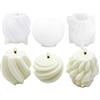WYAHYQ 3Pezzi Stampi per Candele in Silicone fai da te kit,Spirale Palla (L8V)