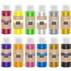 Artecho Set di Colori Acrilici Metallizzati 12 × 59ml, Colori Acrilici per Dipin