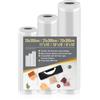 Vpcok Direct Sacchetti Sottovuoto Alimenti 3 Rotoli 20/25/28x300cm, Sacchetti Sottovuoto p...