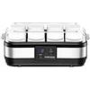 Rommelsbacher JG 40, macchina per lo yogurt, acciaio inossidabile / nero, 8 pent