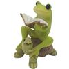 Gemmia Figurine di lettura del giardino delle fate in miniatura- La lettura dell