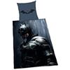 Herding Batman Set di Biancheria da Letto, Federa 80x80 cm, Copripiumino 135x200 cm, con