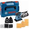 Bosch Professional Levigatrice Orbitale Gss 160-1 a Multi (Motore da 180 Watt, Ø