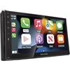 Road Angel RA-X721DAB, Autoradio con Apple Car Play e Android Auto, touchscreen capacitivo da 7, Bluetooth, Spotify, DAB+ e WAZE, navigatore satellitare, nero, 3 anni di garanzia