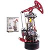 ROBOTIME 3D Puzzle Trivella Per Petrolio Kit,con Luci E Movimento CGL03,127 Pz.