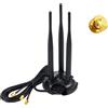 Vecys Antenna WiFi a Doppia Frequenza 2.4G / 5.8G Amplificatore Segnale Omnidire