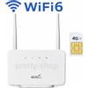Router CPE Pro Router 4G/5G Lte Cpe Wifi 6 Da 300 Mbps Modem Wireless Con Slot Sim A 2 Antenne