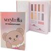 verybella Diario Make Up, Effetto Irridescente, Tema Orsetto, Include 8 Colorazi