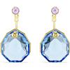 SWAROVSKI 5737449 Orecchino jacket Gema Blu Placcato color oro SW003940