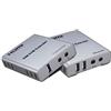 PremiumCord Extender HDMI KVM con 2 x USB Fino a 60 m con Audio Via Cavo Patch Cat5/Cat6, alloggiamento in Metallo, Compatibile con Full HD 1080p 60 Hz