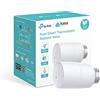 TP-Link Kasa, valvola termostato intelligente per radiatore, valvola intelligente per radiatore, risparmio energetico, display a LED, programma TRV, funziona con Alexa e Google Home, facile