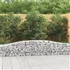 vidaXL Cesti Gabbioni ad Arco 25 pz 400x30x40/60 cm Ferro Zincato
