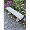 Mondo artistica PANCHINA PANCA SEDUTA DA GIARDINO PER ESTERNO CON BASI IN CEMENTO ARREDO 140 CM