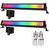 MEIHUA 42W Faretto LED RGB Esterno, Barre Luce LED RGB con Telecomando IP66 Impe