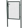 HOMCOM Cancello da Giardino in Acciaio Antiruggine, 97x150cm
