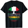 InGENIUS Italiano lituano Famiglia litua Albero delle radici lituane italiane Italia Bandiera Lituani Maglietta