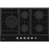 Beko HILL 75235 S piano cottura Nero Da incasso 75 cm Gas 5 Fornello(i)