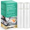 Bonsen FRESKO Sacchetti Sottovuoto Alimenti, 2 Rotoli 20x600cm + 2 Rotoli