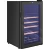 HOMCOM Cantinetta Frigo Vino da 53L con Ripiani Regolabili Nero