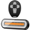 Eurowagens Allarme Luce Posteriore Con Turn Telecomando USB Freno Bicicletta Faro