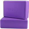 VLFit 2 Pezzi Blocchi Yoga - Eva Schiuma Supporto Blocco per Yoga, Pilates e Str