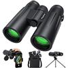 Usogood Professional 12 x 50 Binocolo per Adulti- Prismi BaK4 e Lente FMC, Poten