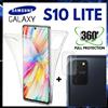 COVER 360° FRONTE RETRO + PELLICOLA VETRO FOTOCAMERA PER SAMSUNG GALAXY S10 LITE