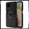 COVER PER SAMSUNG GALAXY A12 CUSTODIA ANTIURTO RIGIDA MAGNETICA ARMOR RING NERA