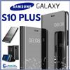 COVER FLIP PER SAMSUNG GALAXY S10 PLUS CUSTODIA LIBRO CLEAR VIEW 360 NERA S 10 +